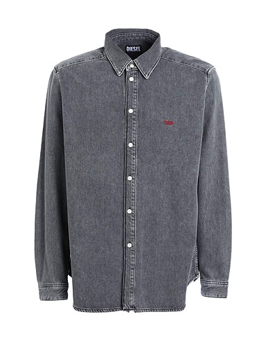 DIESEL Denim shirt D-SIMPLY BASIC SHIRT
 Grey 100% Cotton
