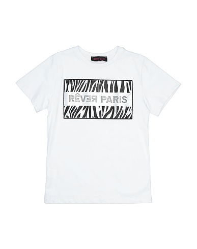 RÊVER Paris T-shirt Bianco 100% Cotone
