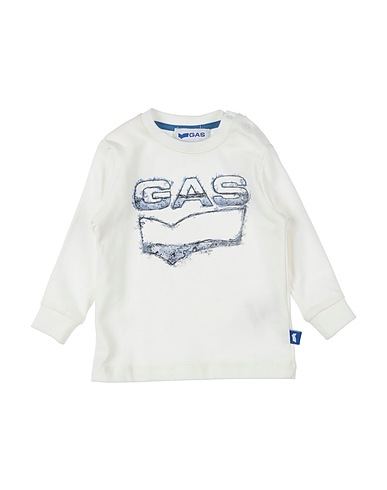 GAS T-Shirt Weiß 94% Baumwolle, 6% Elastan