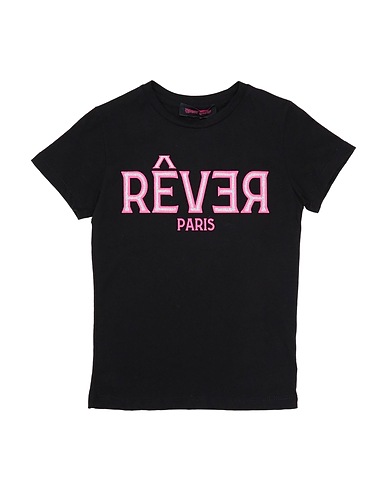 RÊVER Paris T-shirt Black 100% Cotton
