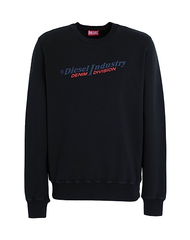 DIESEL Felpa S-GINN-IND
 Nero 100% Cotone