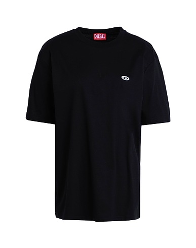 DIESEL Oversize-T-Shirt T-JUST-DOVAL-PJ
 Black 100% Cotton