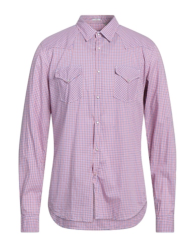 OGNUNOLASUA by CAMICETTASNOB Camicia a quadri Arancione 100% Cotone