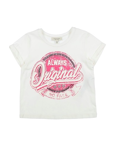 TWINSET T-shirt White 95% Cotton, 5% Elastane