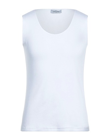 GRAN SASSO Vest White 94% Cotton, 6% Elastane
