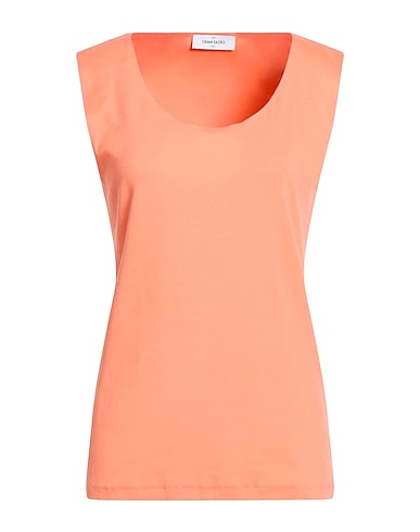 GRAN SASSO Tank top Salmon pink 94% Cotton, 6% Elastane
