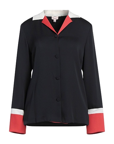 ROSAMUND MOISELLE Patterned shirts & blouses Black 100% Polyester