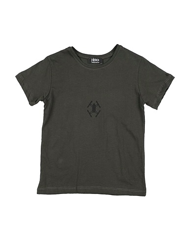 HEROS T-shirt Military green 95% Cotton, 5% Elastane