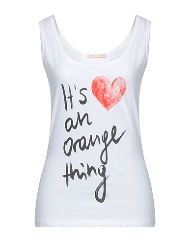 BOSS Tank top White 100% Cotton