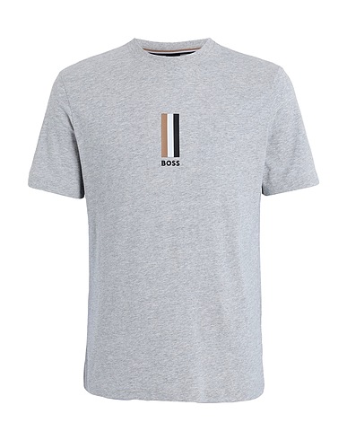 BOSS T-Shirt Hellgrau 100% Baumwolle