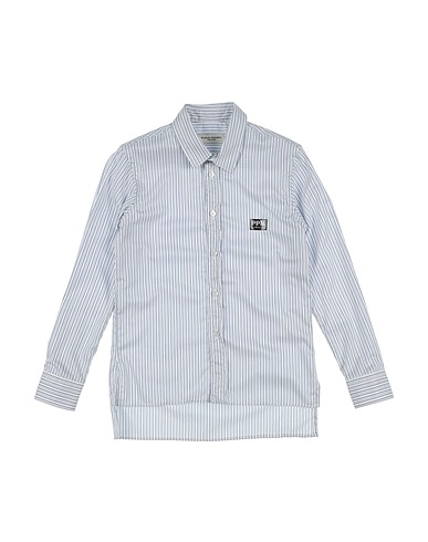 PAOLO PECORA Patterned shirt White 100% Cotton
