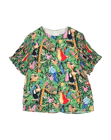 KENZO KIDS Top Verde 100% Viscosa