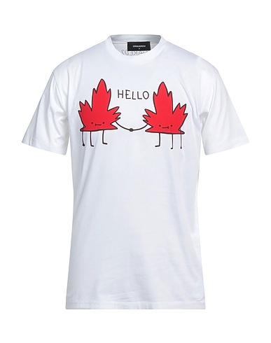 DSQUARED2 T-shirt Ivory 100% Cotton
