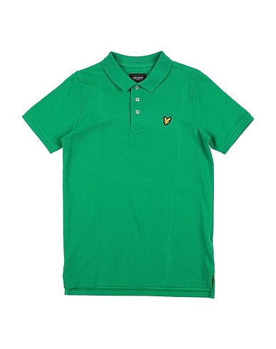LYLE & SCOTT Polo shirt JUNIOR Emerald green 100% Cotton