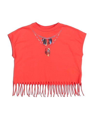 MARCELO BURLON T-shirt Rosso pomodoro 100% Cotone