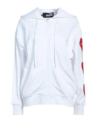 LOVE MOSCHINO スウェット ホワイト コットン 100% / ポリウレタン
