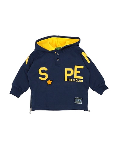 ASPEN POLO CLUB Sweatshirt Midnight blue 95% Cotton, 5% Elastane