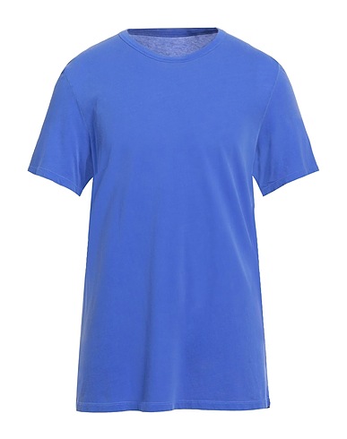 AMERICAN VINTAGE Basic T-shirt Bright blue 100% Cotton