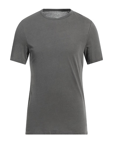 AMERICAN VINTAGE Basic T-Shirt Grau 100% Baumwolle