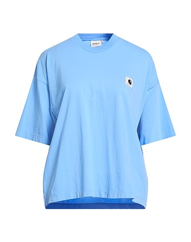 CARHARTT Basic T-Shirt Light blue 100% Organic cotton