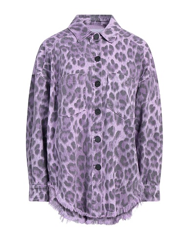 GAëLLE Paris Denim shirt Lilac 100% Cotton