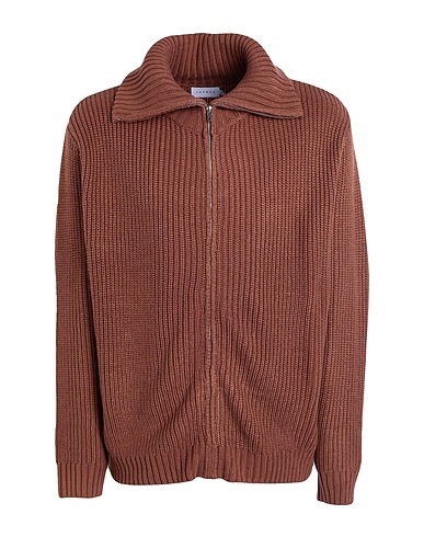 TOPMAN Cardigan Brown 100% Acrylic