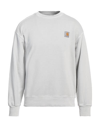 CARHARTT Sweatshirt Light grey 100% Cotton, Elastane