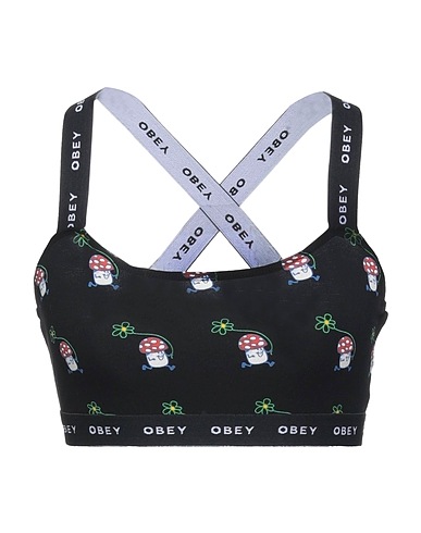 OBEY Top Black 95% Rayon, 5% Elastane
