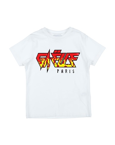 GAëLLE Paris T-shirt White 90% Cotton, 10% Elastane
