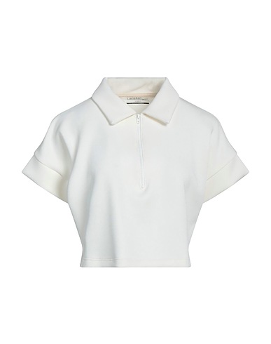 LANSTON SPORT Polo shirt Ivory 52% Polyester, 43% Modal, 5% Elastane