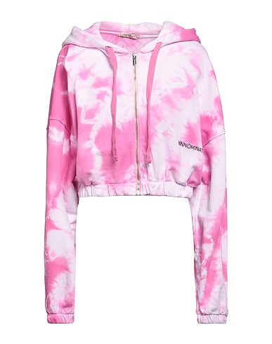 HINNOMINATE Hooded track jacket  Fuchsia 100% Cotton