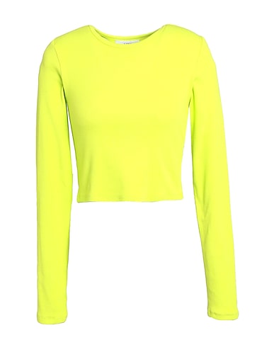 JJXX by JACK & JONES Top Lime green 95% Cotton, 5% Elastane