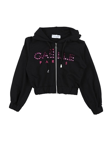 GAëLLE Paris Sweatshirt Black 96% Cotton, 4% Elastane