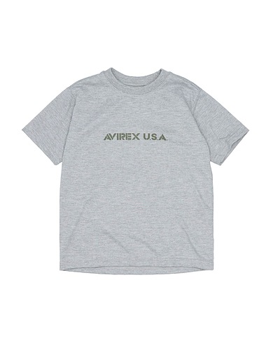 AVIREX T-Shirt Grau 80% Baumwolle, 20% Polyester