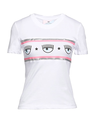CHIARA FERRAGNI T-Shirt Weiß 100% Baumwolle