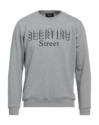 SCERVINO Felpa Grigio 100% Cotone