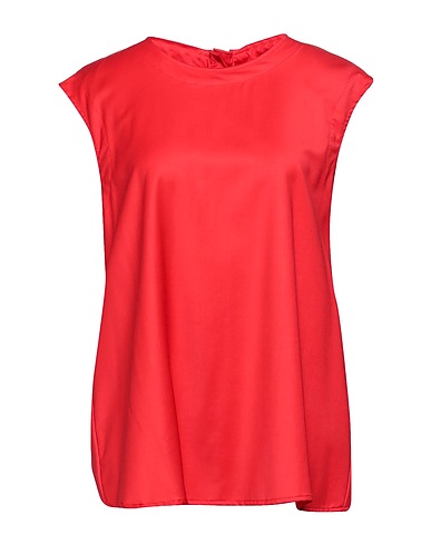 LIVIANA CONTI Top Red 98% Wool, 2% Elastane