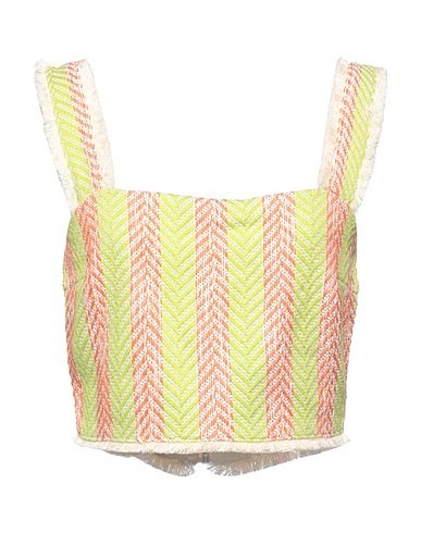 BERNA Top Lime green 41% Polyester, 41% Viscose, 9% Metallic fiber, 6% Polyamide, 3% Elastane