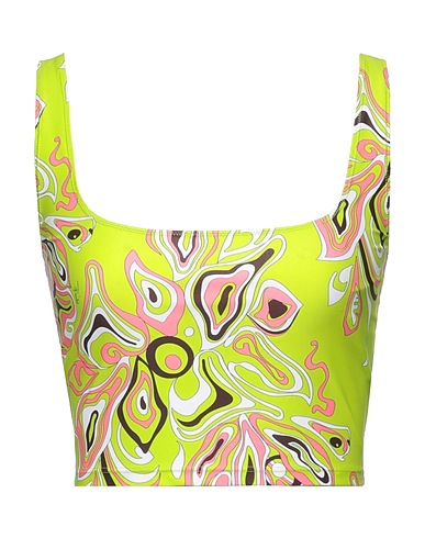 PUCCI Cropped Top Limettengrün 78% Polyamid, 22% Elastan