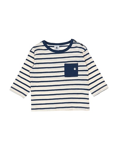 PETIT BATEAU T-Shirt Elfenbein 100% Baumwolle