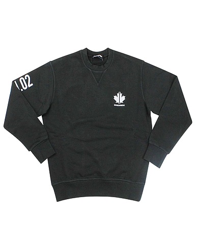 DSQUARED2 Sweatshirt Black Cotton