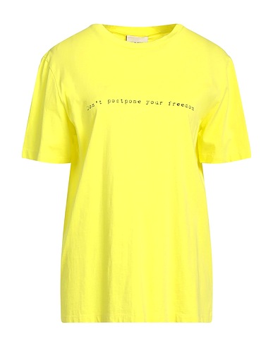 SEMICOUTURE Ｔシャツ イエロー コットン 100%