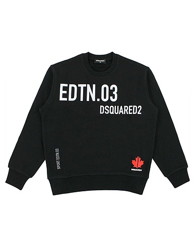 DSQUARED2 Sweatshirt Black Cotton