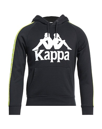 KAPPA Hooded track jacket  Black 60% Cotton, 40% Polyester
