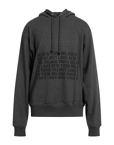 HELMUT LANG Hooded sweatshirt Grey 100% Cotton