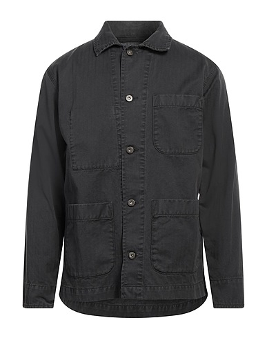 CHESAPEAKE'S Solid colour shirt Charcoal 100% Cotton