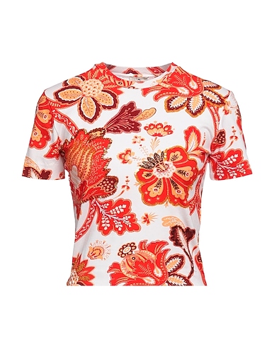 ETRO T-shirt White 90% Cotton, 10% Elastane