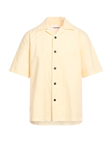 JIL SANDER+ Solid color shirt Yellow 100% Cotton