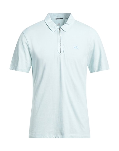 C.P. COMPANY Polo Celeste 55% Cotone, 45% Poliammide