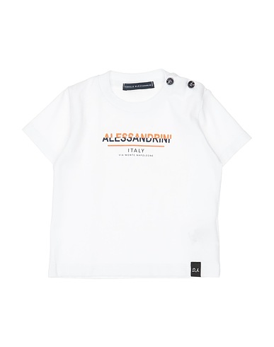 DANIELE ALESSANDRINI T-shirt White 90% Cotton, 10% Elastane